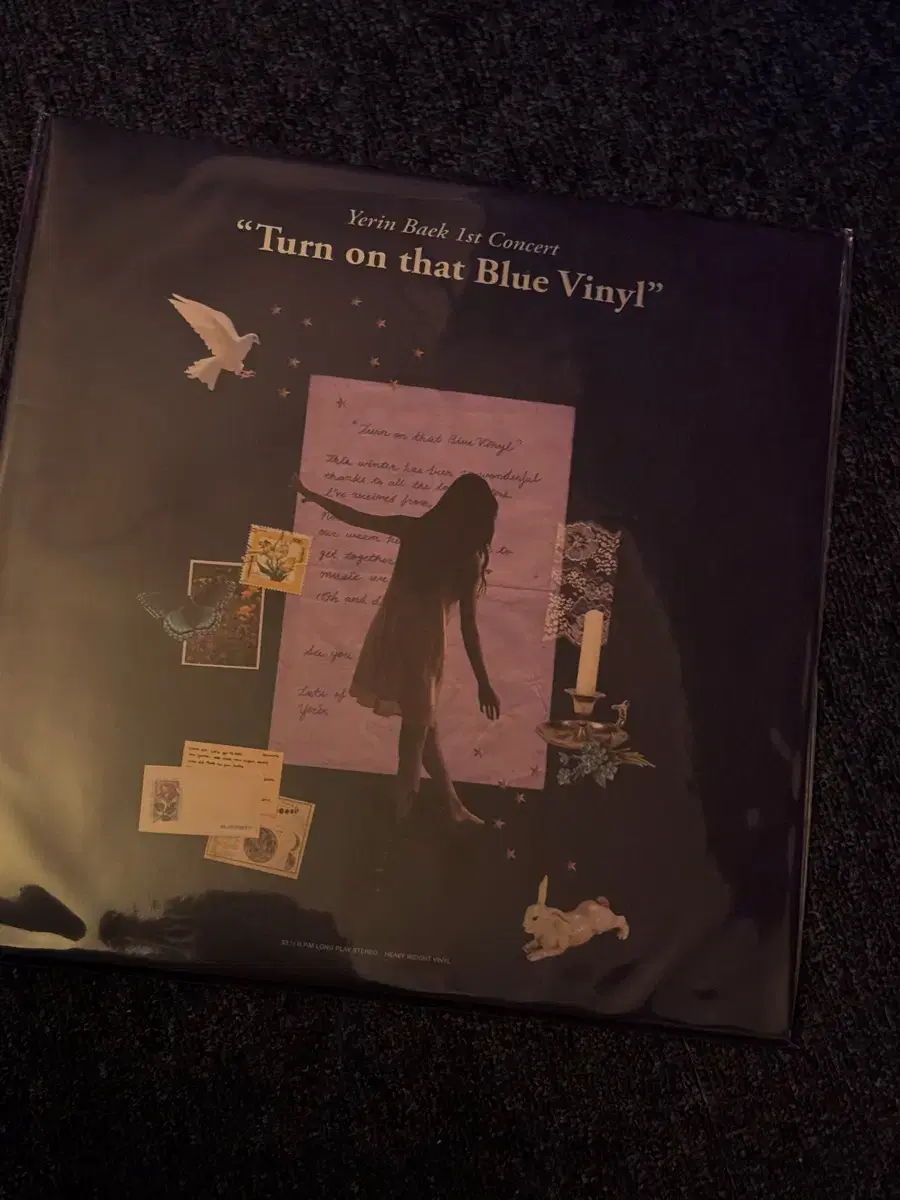 미개봉 LP 백예린 단독공연 Turn on that Blue Vinyl